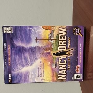 Nancy Drew PC CD Rom Trail of the Twister 2 disc mystery game